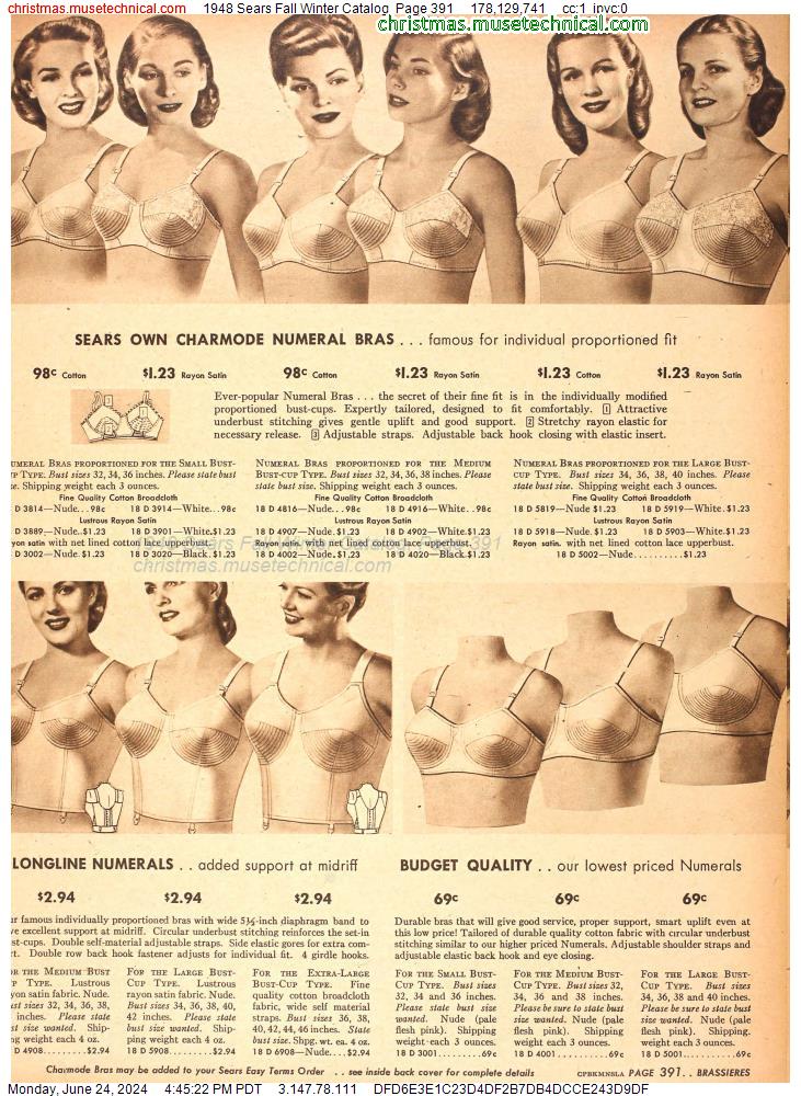 1948 Sears Fall Winter Catalog, Page 391