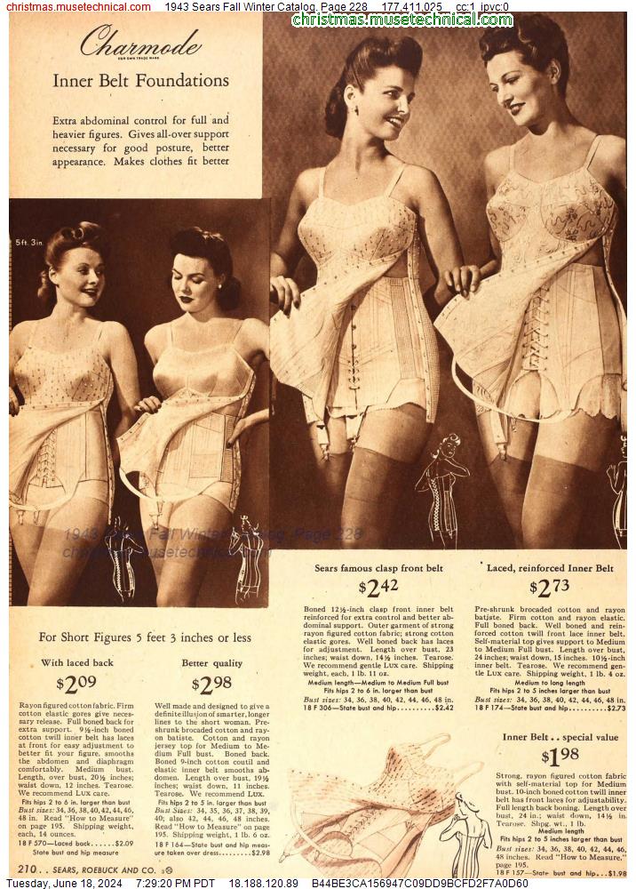 1943 Sears Fall Winter Catalog, Page 228