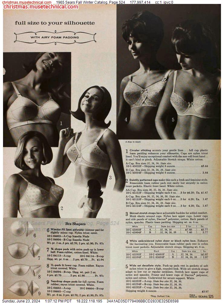 1965 Sears Fall Winter Catalog, Page 524