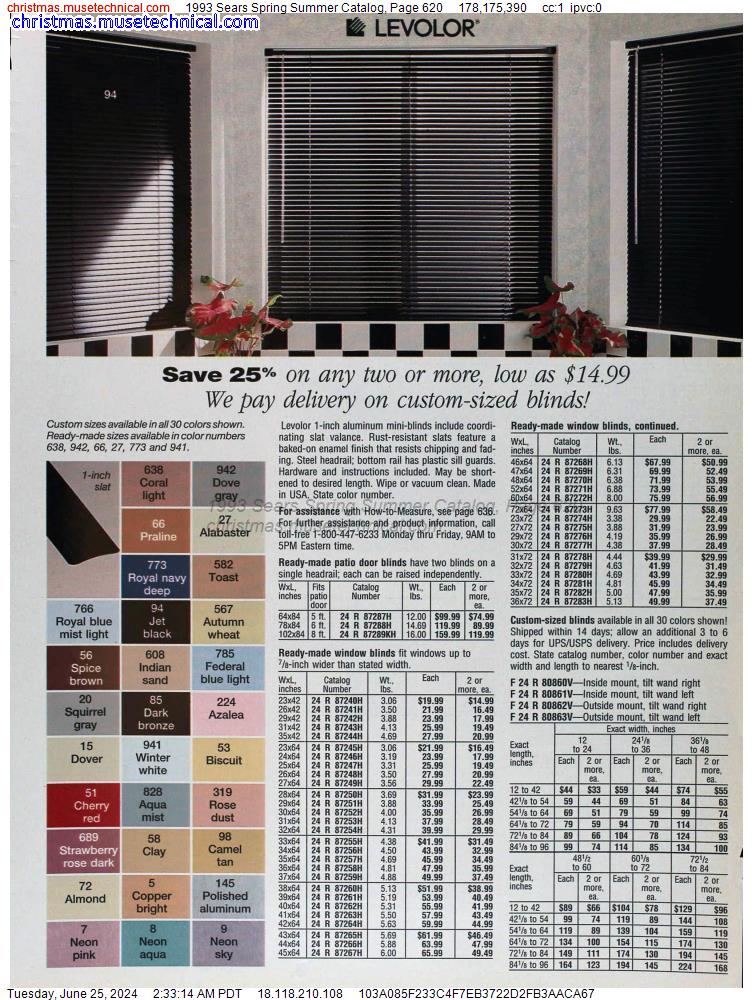 1993 Sears Spring Summer Catalog, Page 620