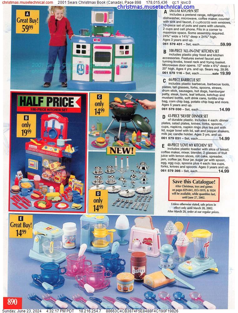2001 Sears Christmas Book (Canada), Page 898