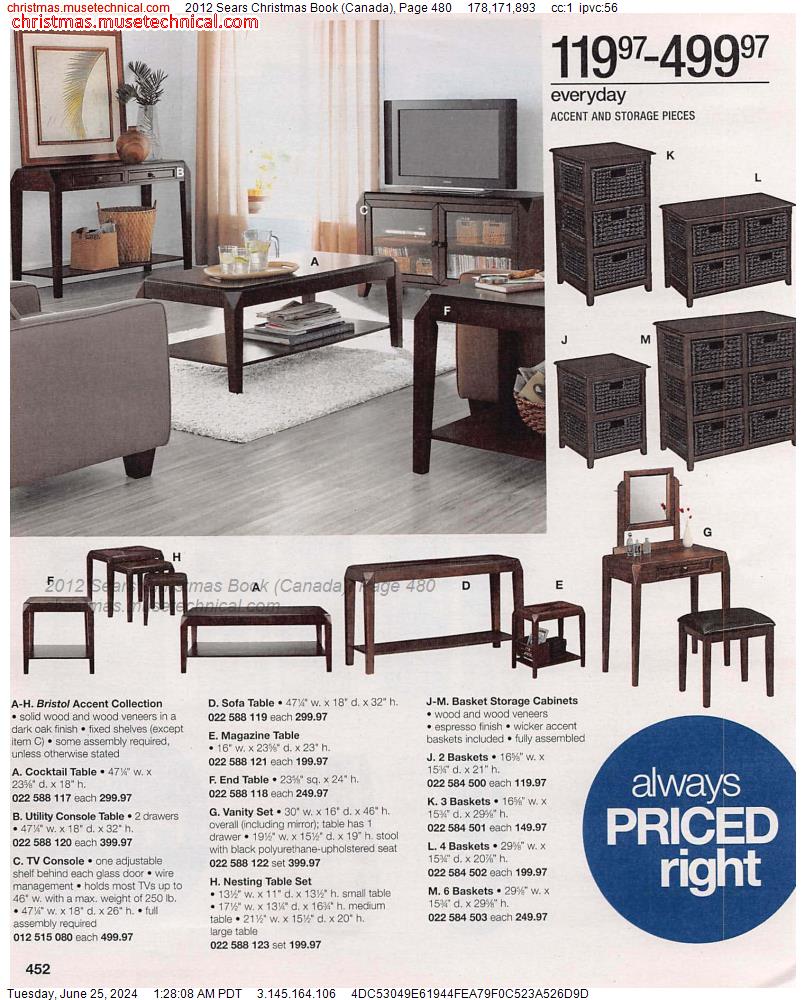 2012 Sears Christmas Book (Canada), Page 480