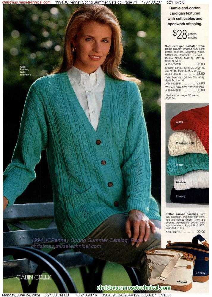 1994 JCPenney Spring Summer Catalog, Page 71
