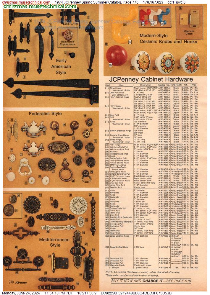 1974 JCPenney Spring Summer Catalog, Page 770
