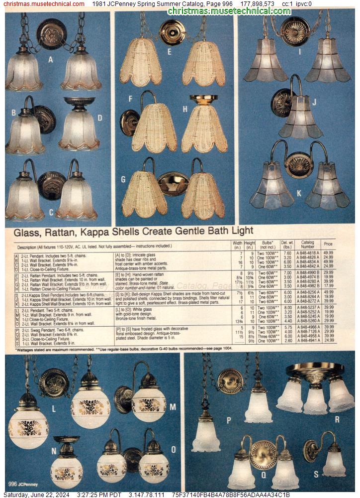 1981 JCPenney Spring Summer Catalog, Page 996