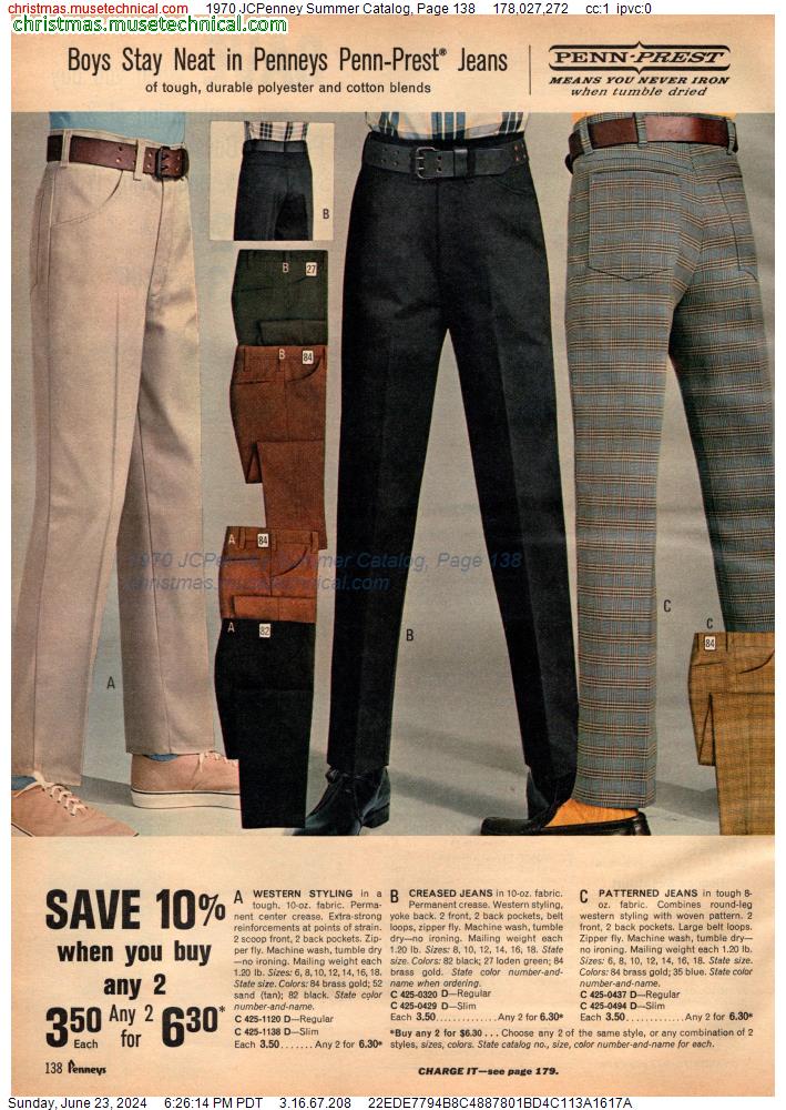 1970 JCPenney Summer Catalog, Page 138
