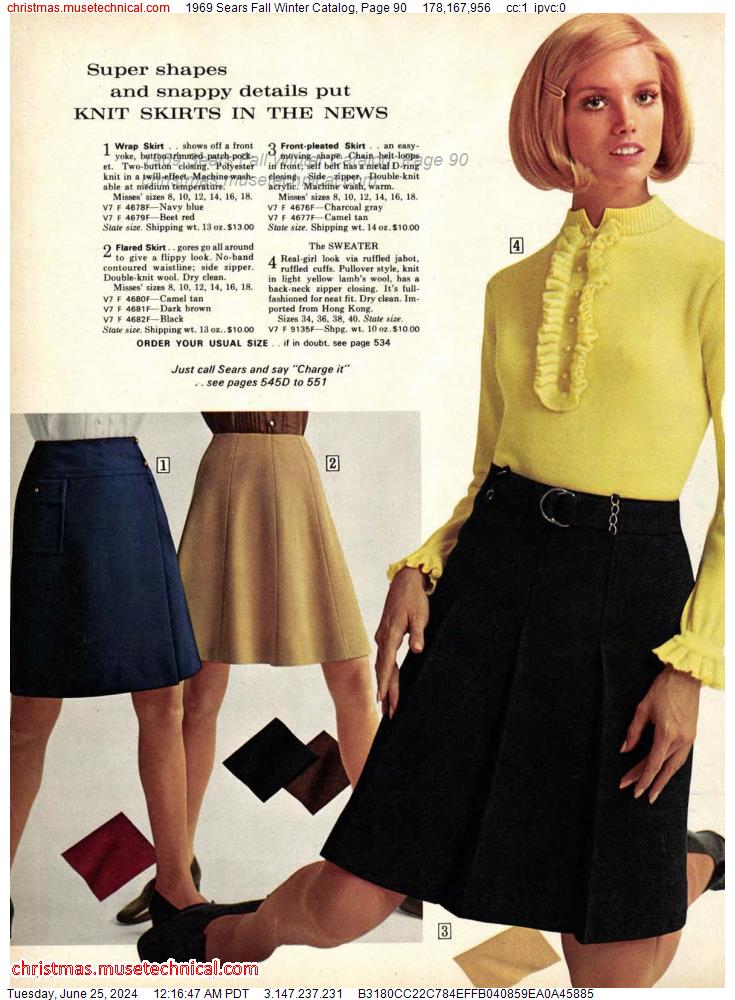 1969 Sears Fall Winter Catalog, Page 90