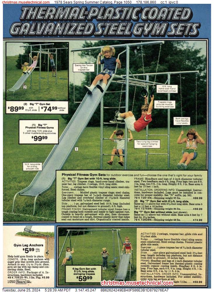 1978 Sears Spring Summer Catalog, Page 1050