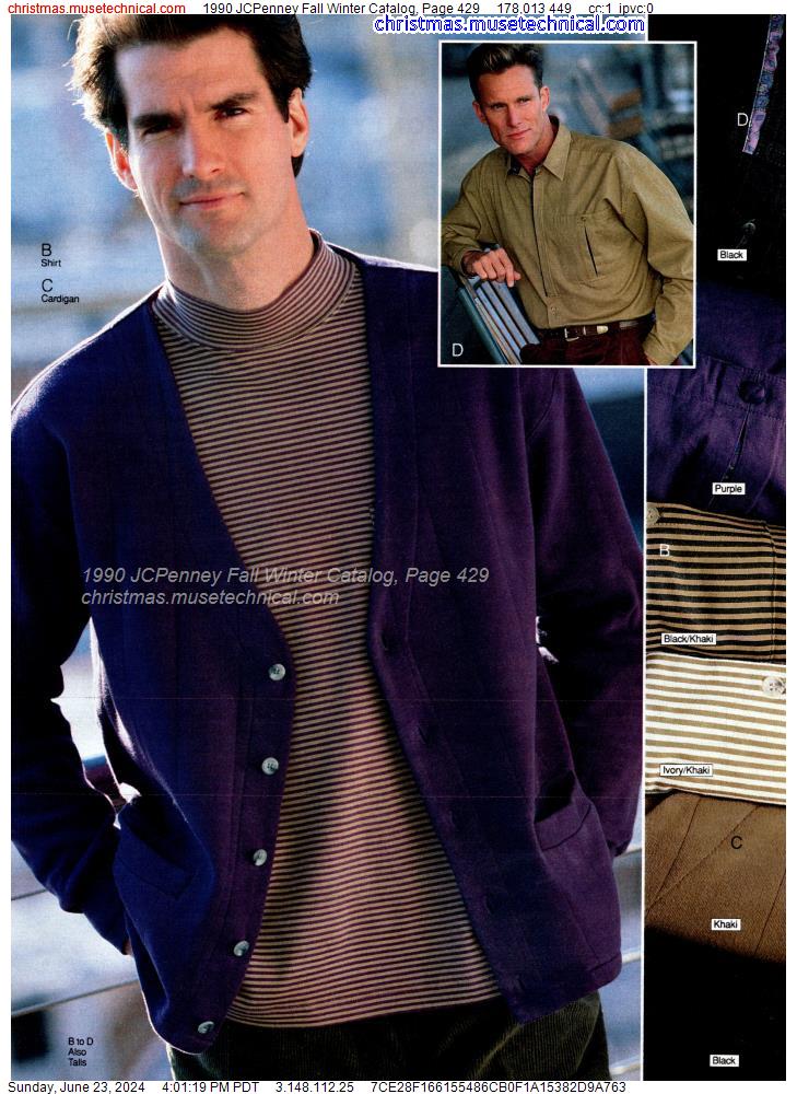 1990 JCPenney Fall Winter Catalog, Page 429