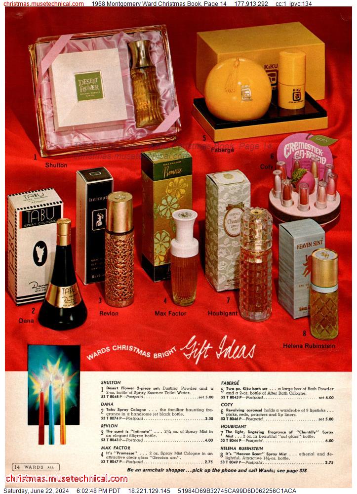 1968 Montgomery Ward Christmas Book, Page 14