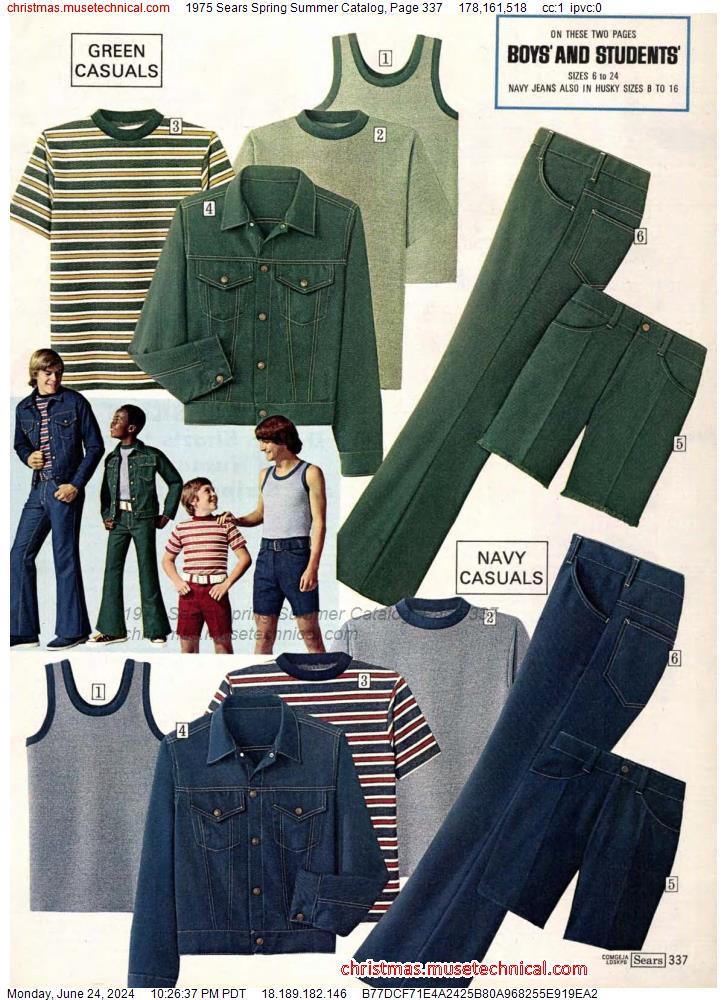 1975 Sears Spring Summer Catalog, Page 337