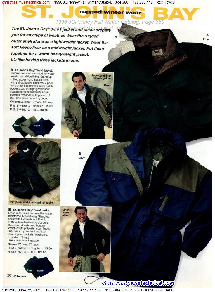 1996 JCPenney Fall Winter Catalog, Page 380