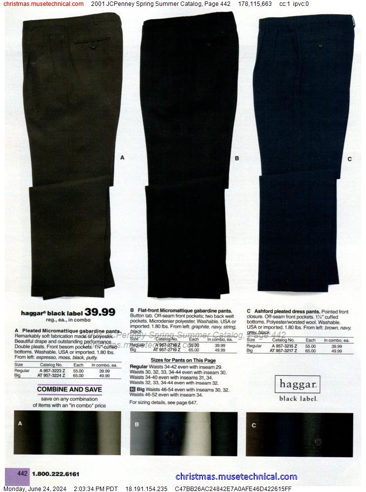 2001 JCPenney Spring Summer Catalog, Page 442