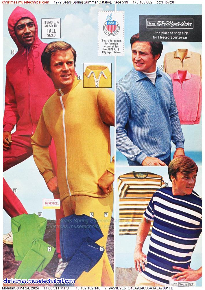 1972 Sears Spring Summer Catalog, Page 519