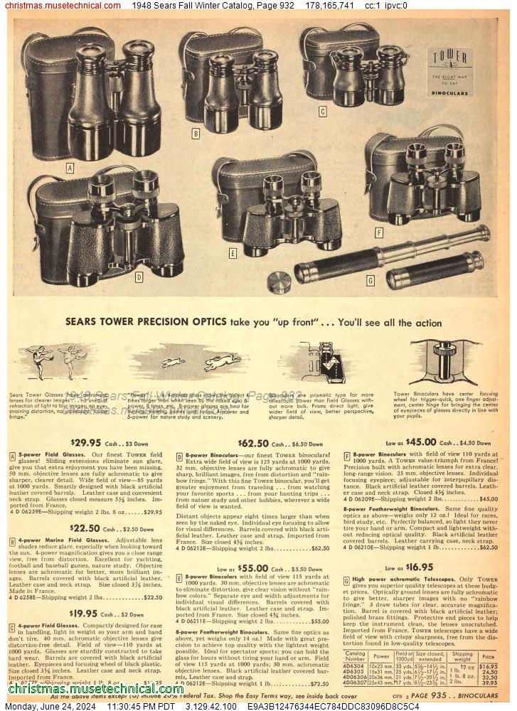 1948 Sears Fall Winter Catalog, Page 932