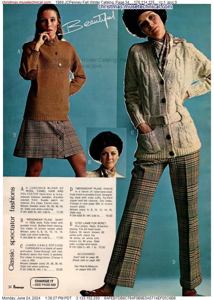 1969 JCPenney Fall Winter Catalog, Page 34