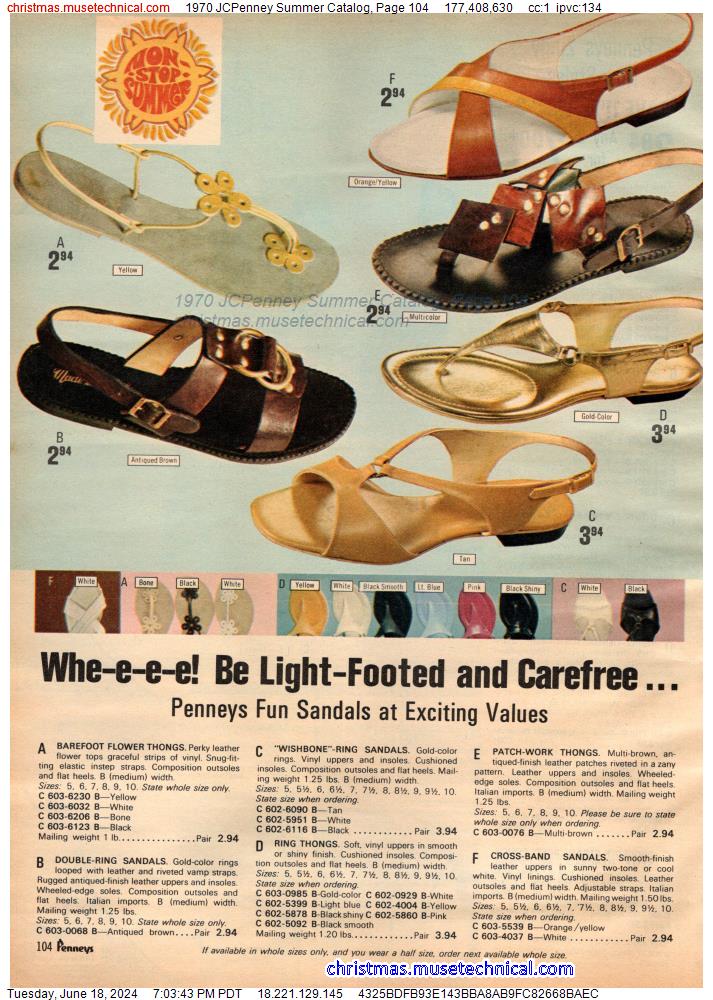 1970 JCPenney Summer Catalog, Page 104