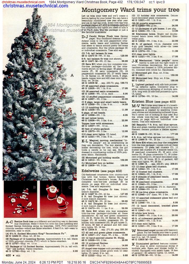 1984 Montgomery Ward Christmas Book, Page 402