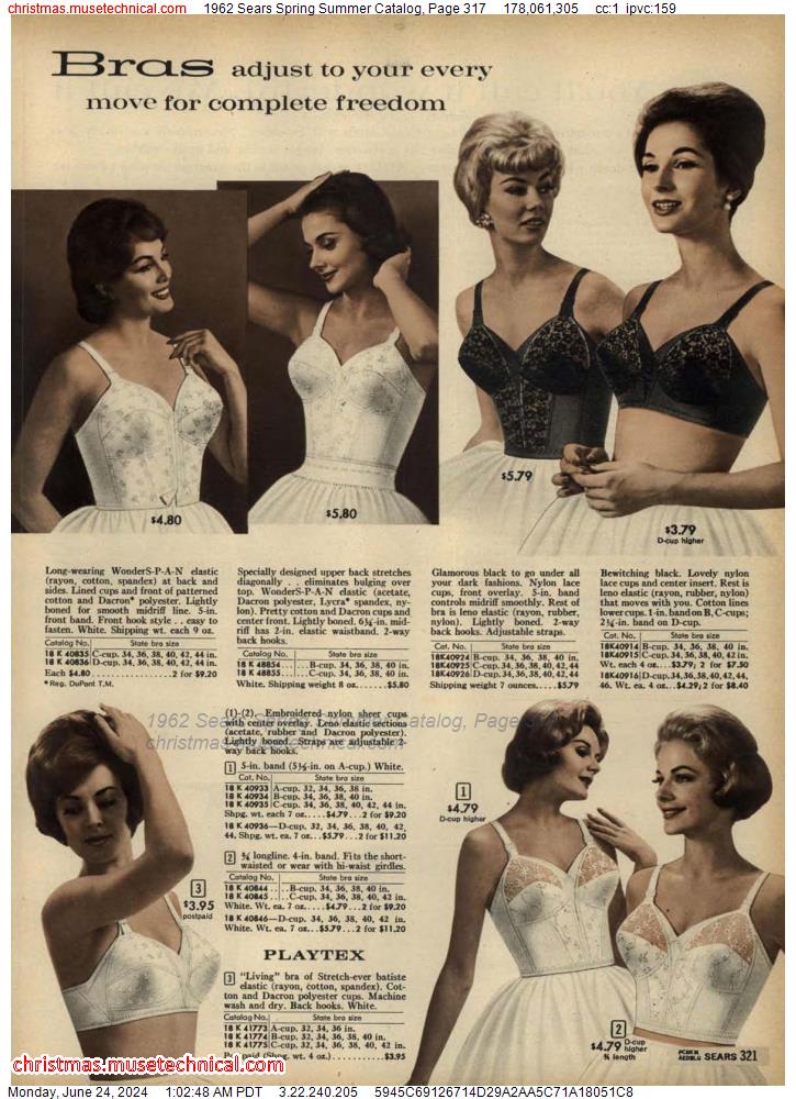 1962 Sears Spring Summer Catalog, Page 317