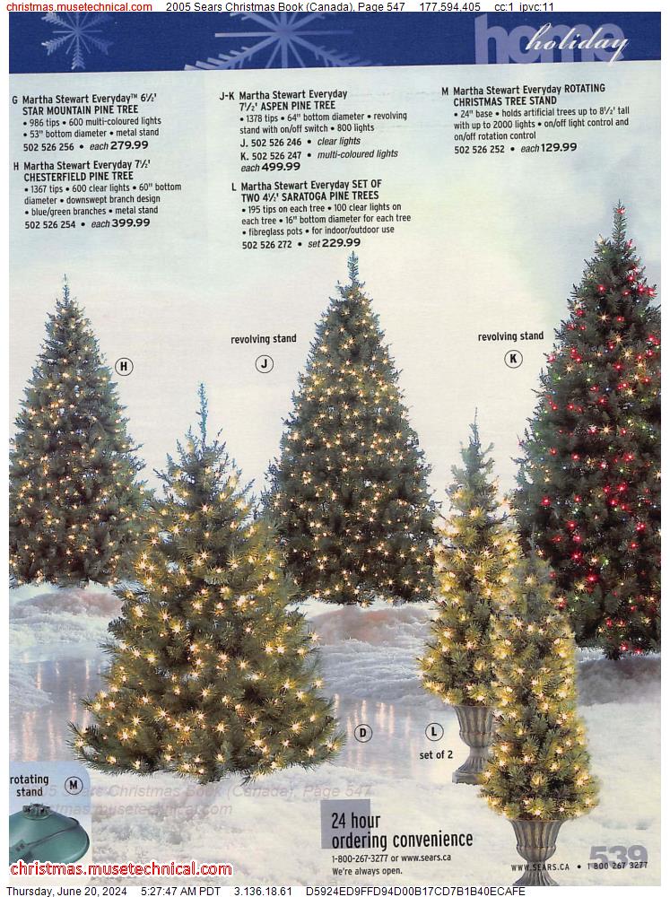 2005 Sears Christmas Book (Canada), Page 547