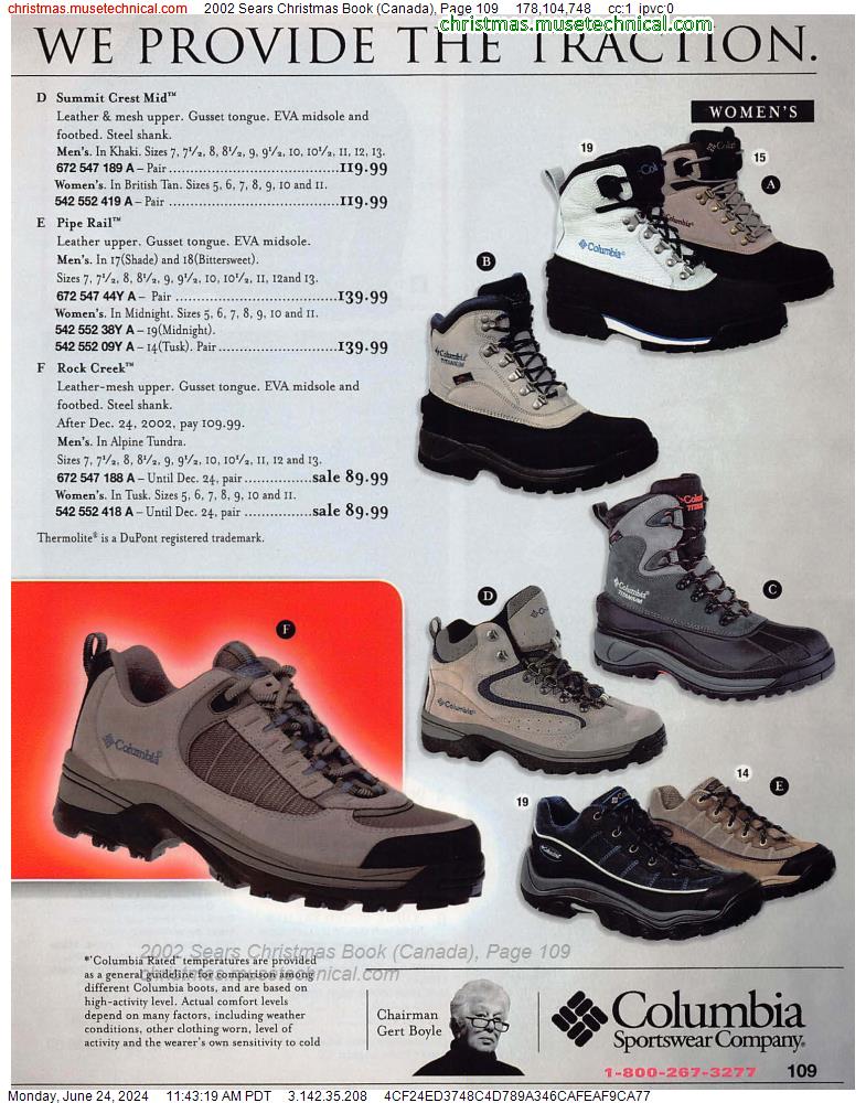 2002 Sears Christmas Book (Canada), Page 109