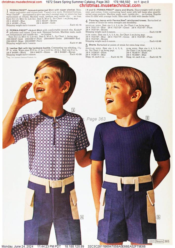 1972 Sears Spring Summer Catalog, Page 363