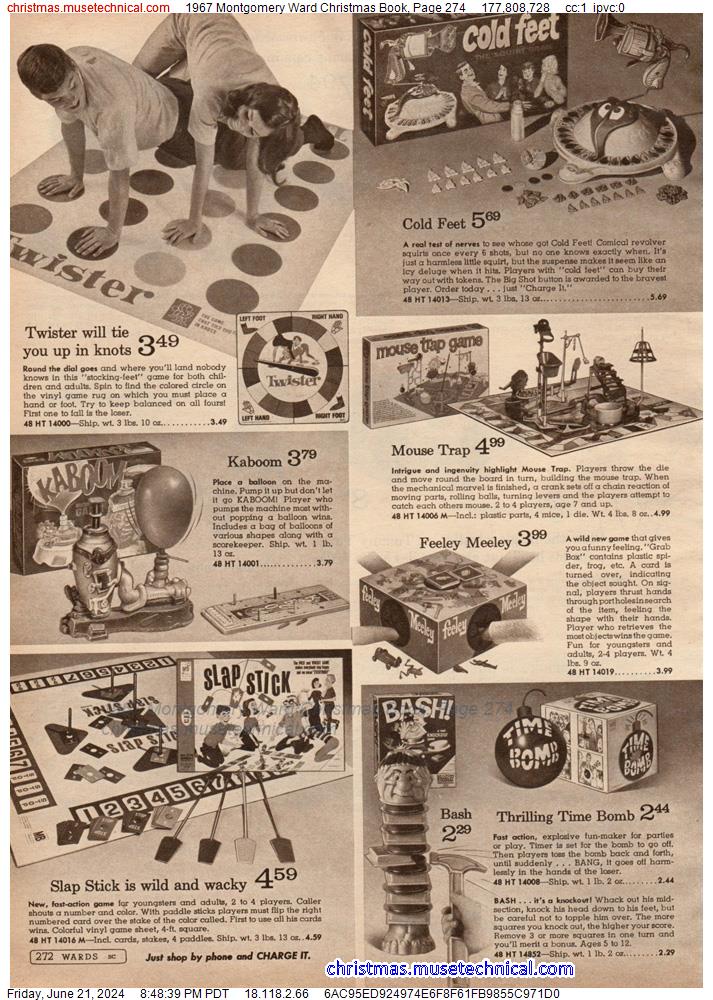 1967 Montgomery Ward Christmas Book, Page 274