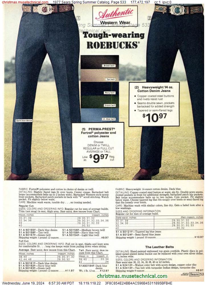 1977 Sears Spring Summer Catalog, Page 533