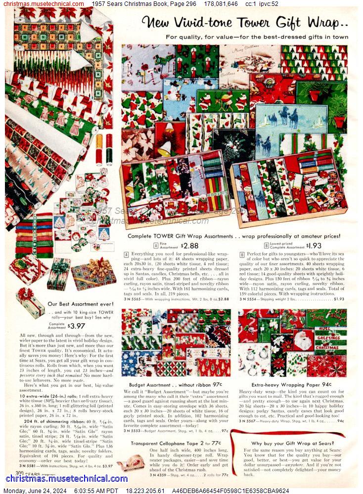 1957 Sears Christmas Book, Page 296