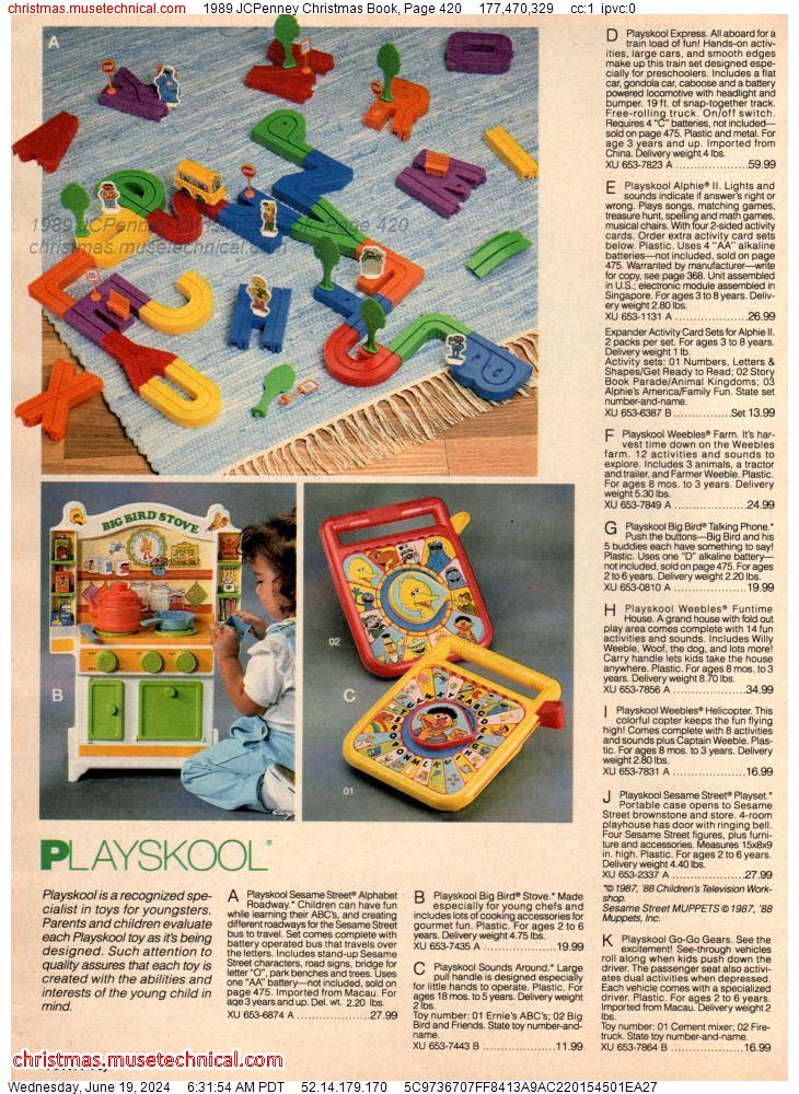 1989 JCPenney Christmas Book, Page 420