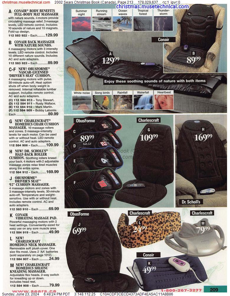2002 Sears Christmas Book (Canada), Page 213