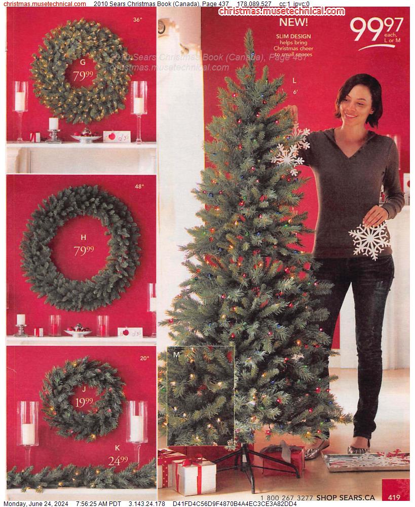 2010 Sears Christmas Book (Canada), Page 437
