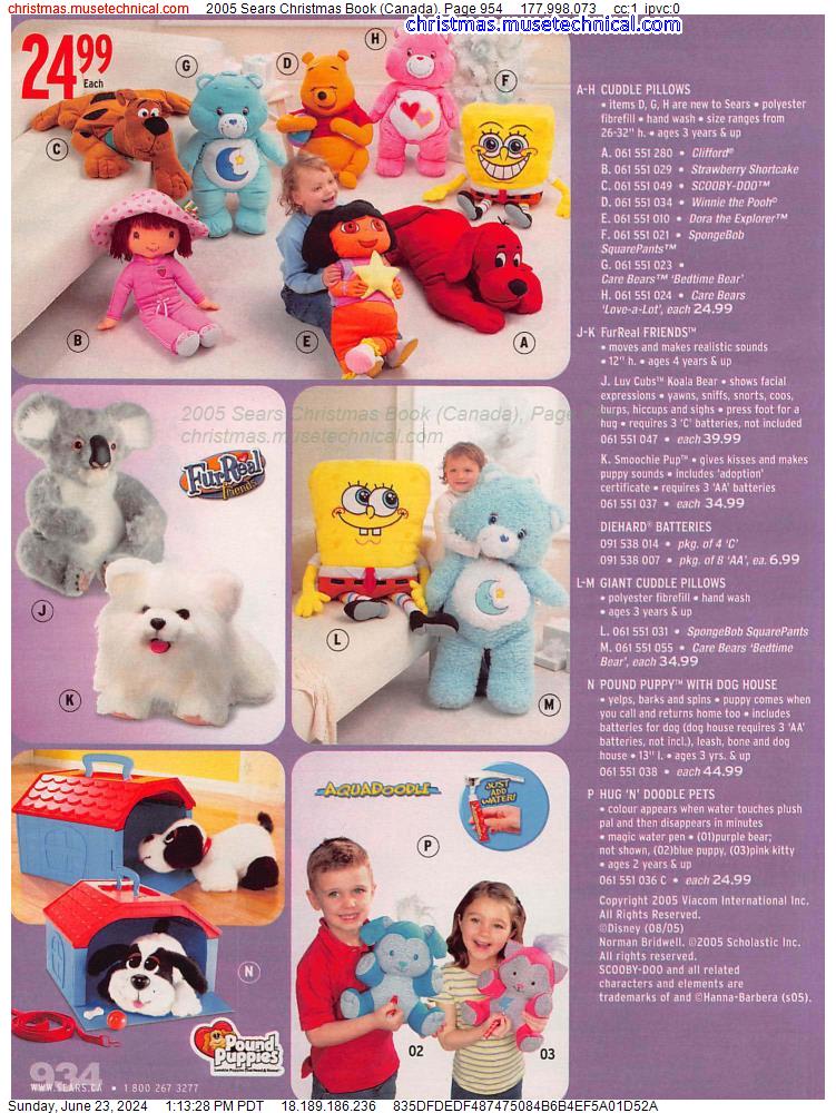 2005 Sears Christmas Book (Canada), Page 954