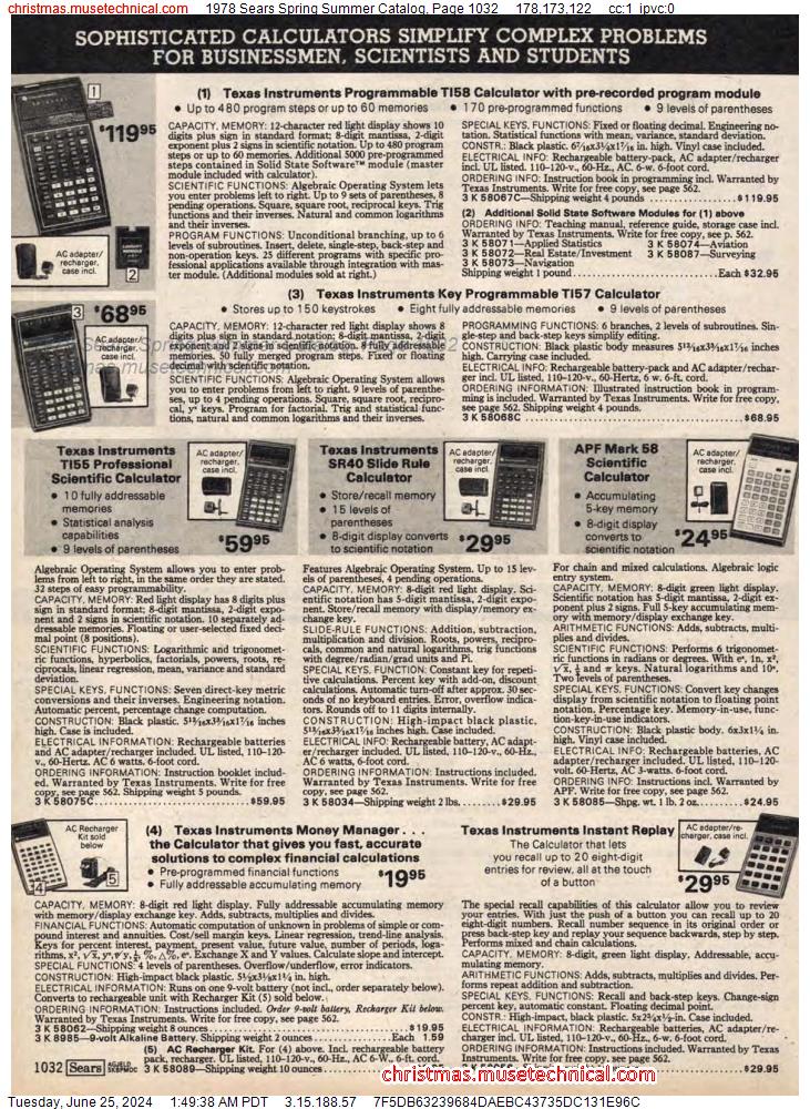 1978 Sears Spring Summer Catalog, Page 1032