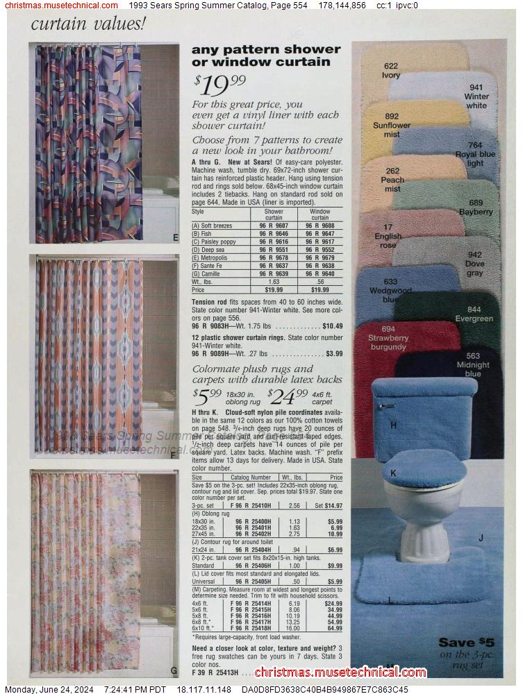 1993 Sears Spring Summer Catalog, Page 554