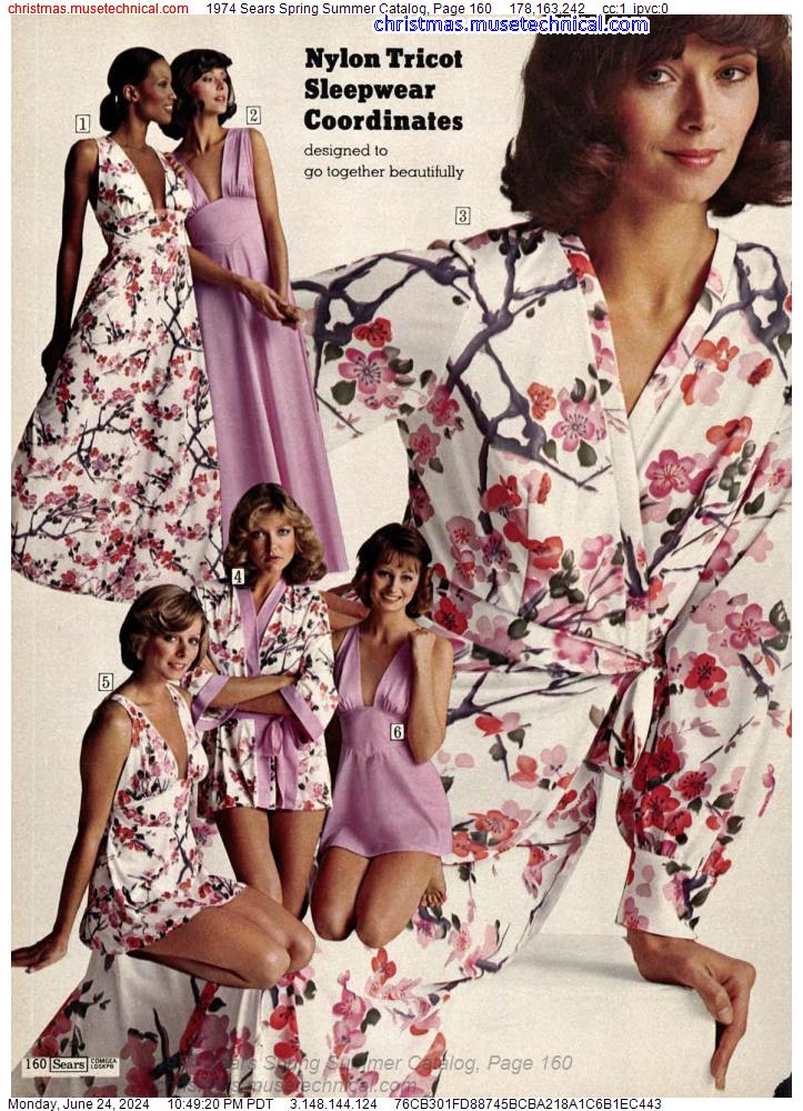 1974 Sears Spring Summer Catalog, Page 160