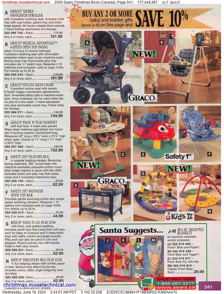 2000 Sears Christmas Book (Canada), Page 541