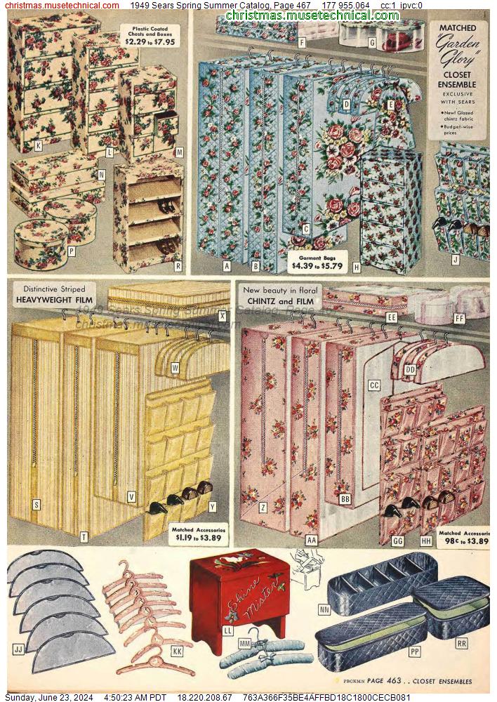 1949 Sears Spring Summer Catalog, Page 467