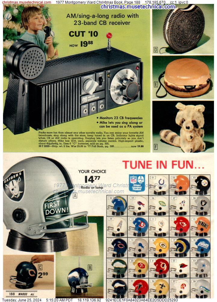 1977 Montgomery Ward Christmas Book, Page 188