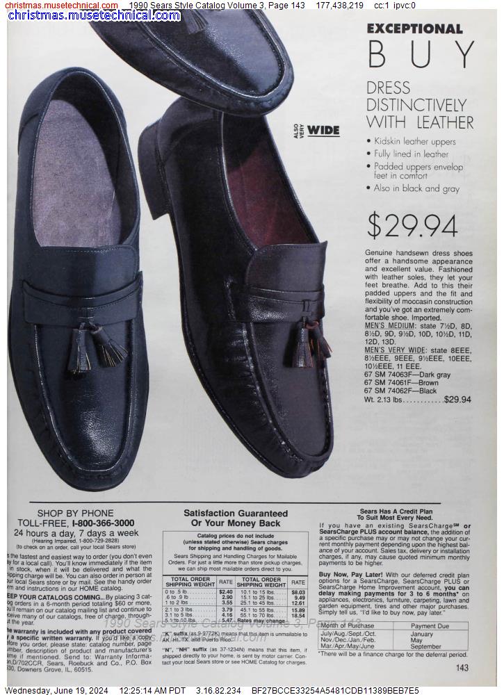 1990 Sears Style Catalog Volume 3, Page 143