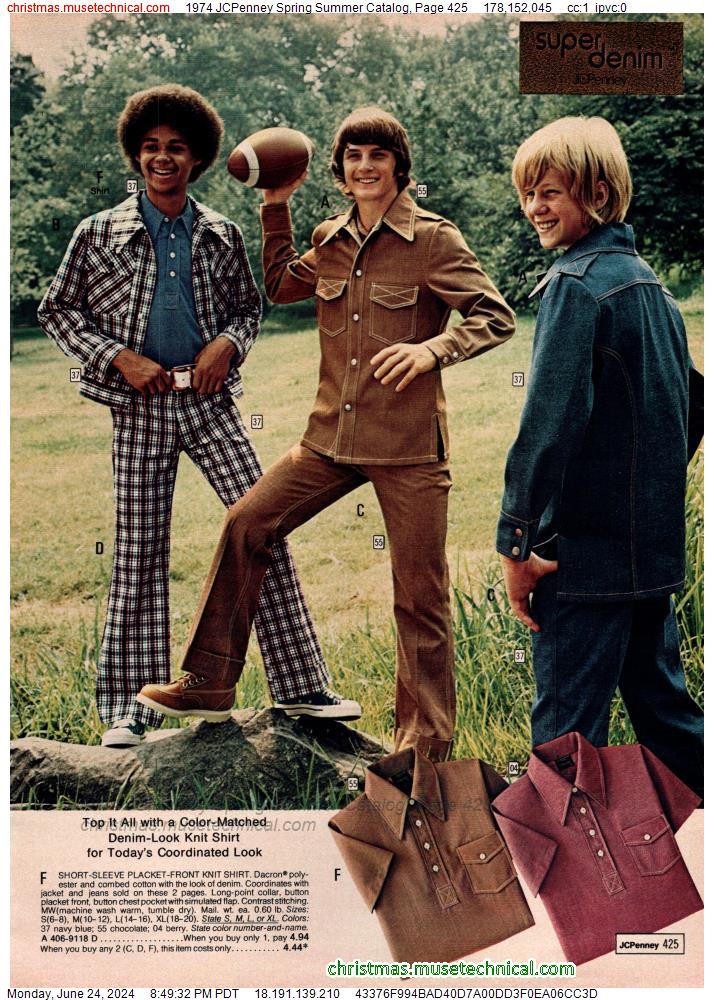 1974 JCPenney Spring Summer Catalog, Page 425