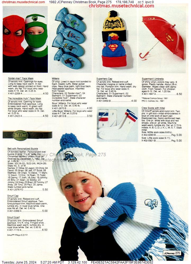1982 JCPenney Christmas Book, Page 275