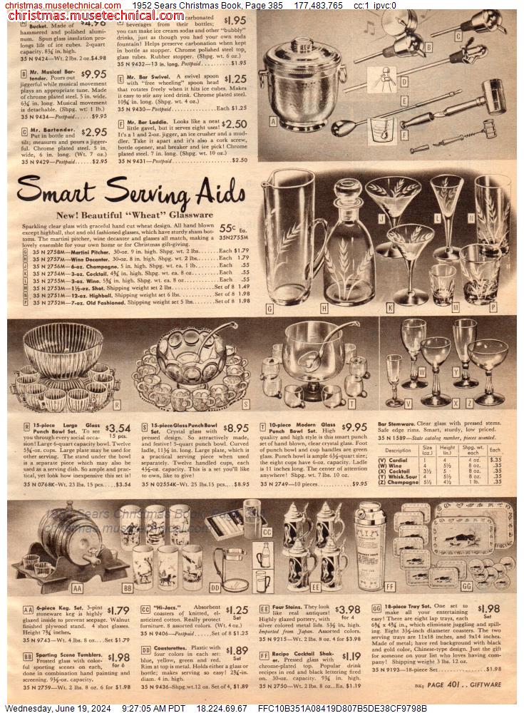 1952 Sears Christmas Book, Page 385