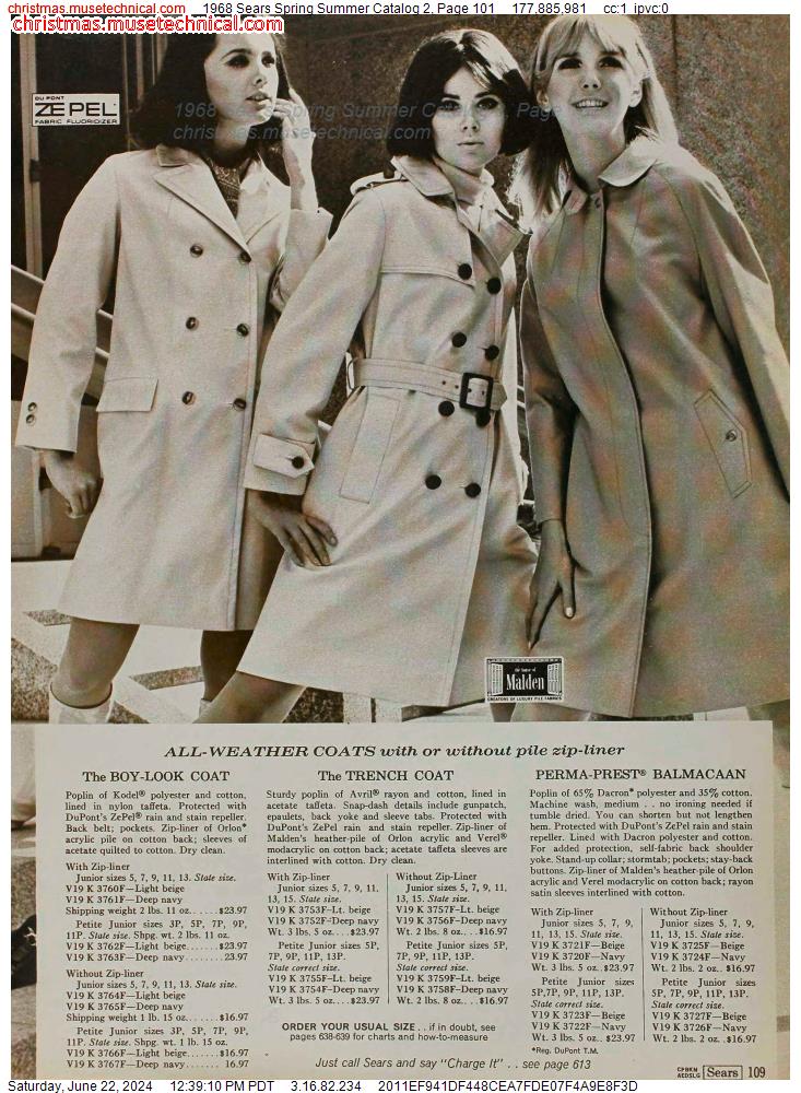 1968 Sears Spring Summer Catalog 2, Page 101