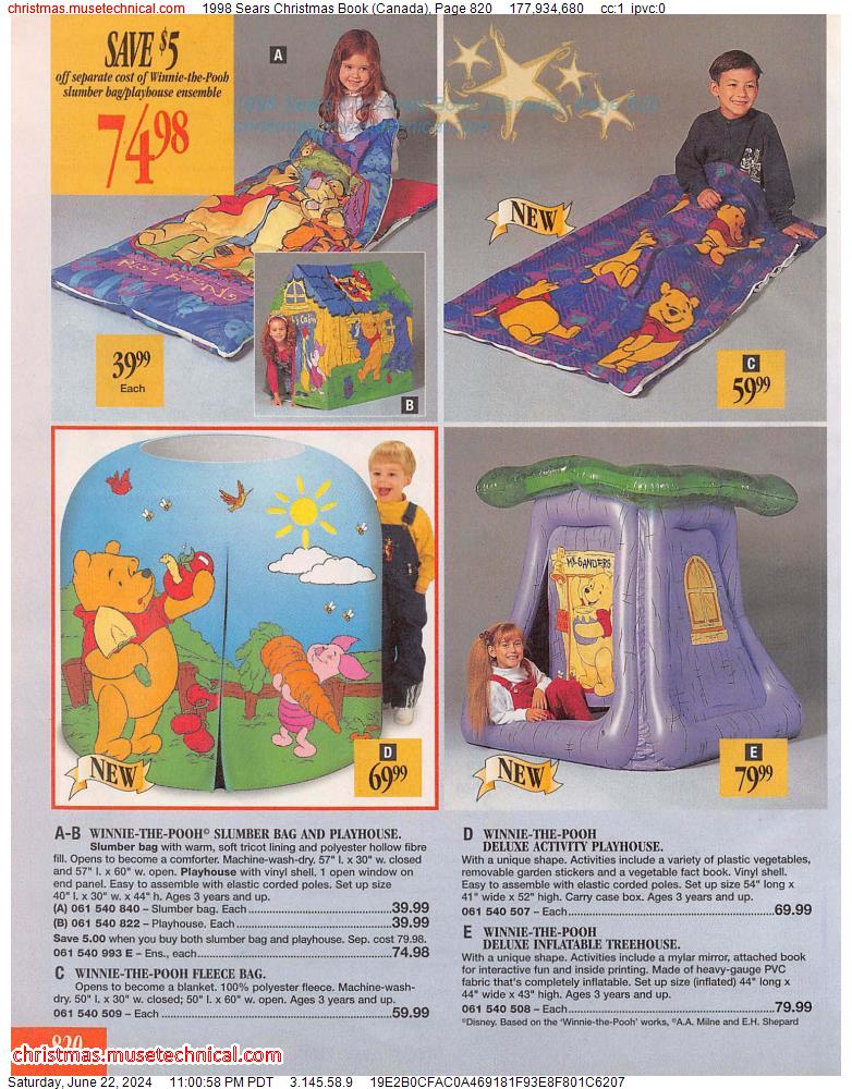 1998 Sears Christmas Book (Canada), Page 820