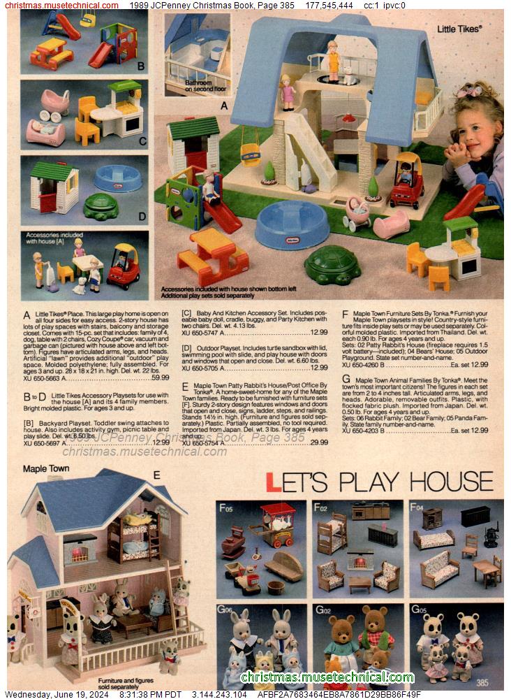 1989 JCPenney Christmas Book, Page 385