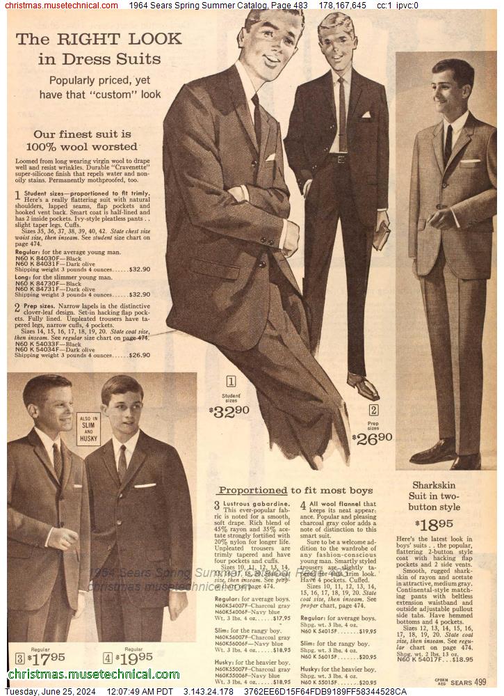 1964 Sears Spring Summer Catalog, Page 483