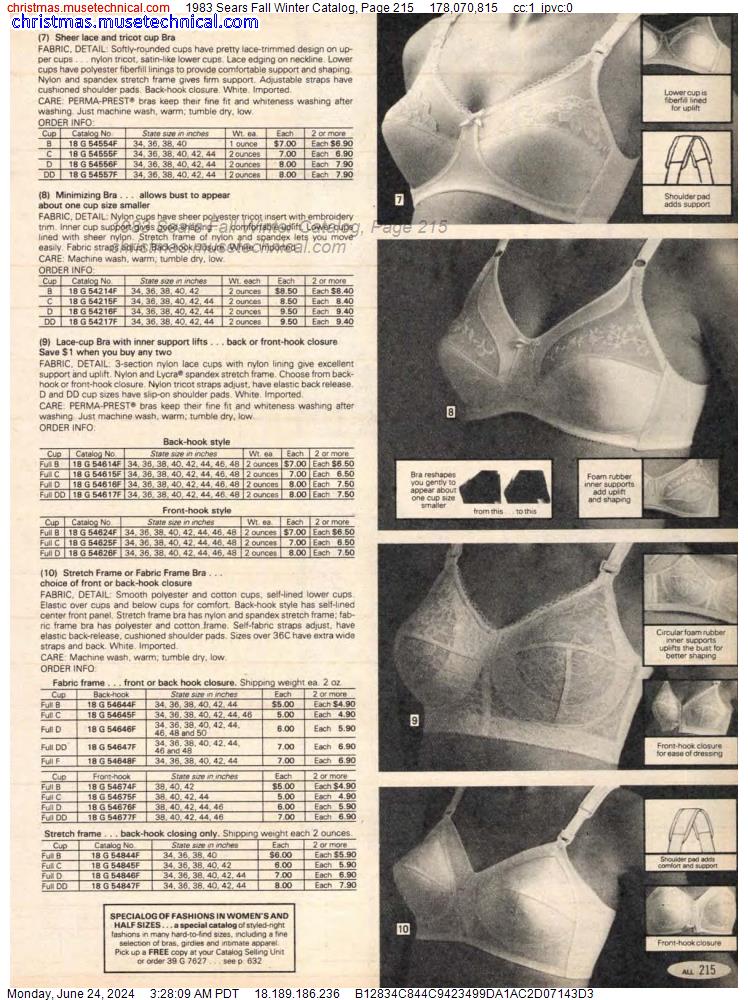 1983 Sears Fall Winter Catalog, Page 215