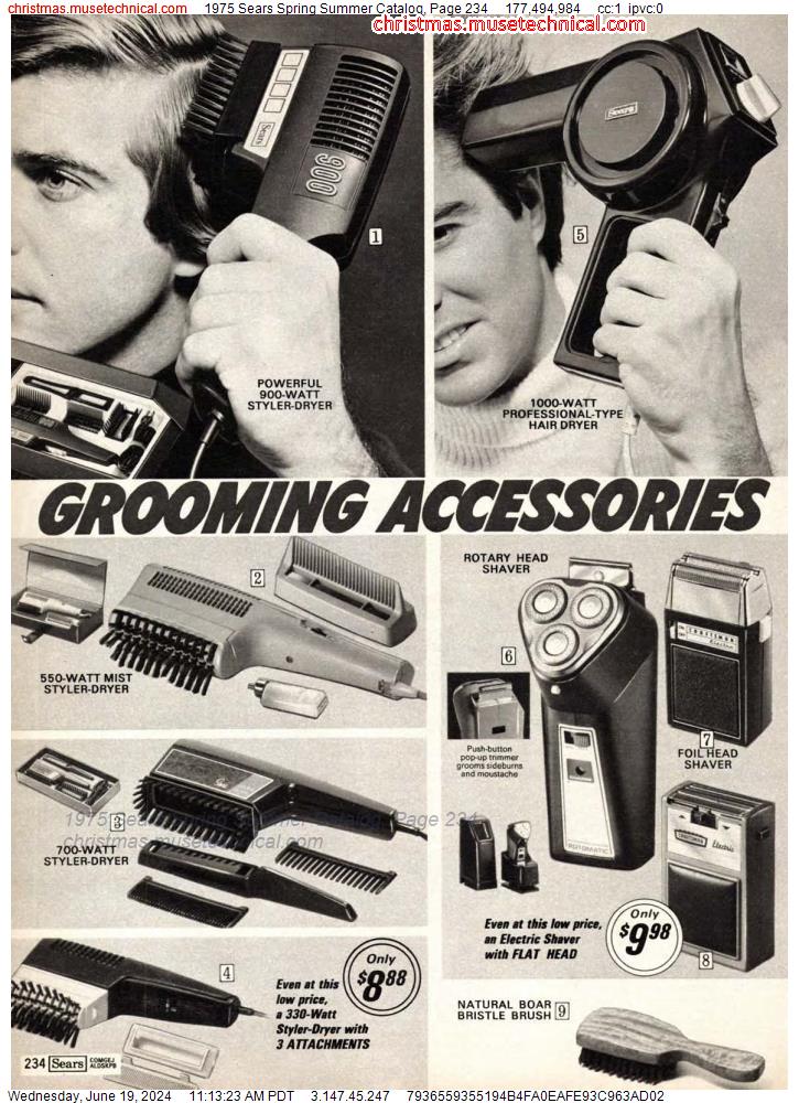 1975 Sears Spring Summer Catalog, Page 234