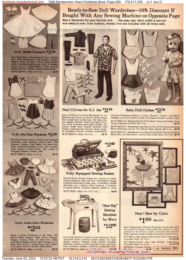 1966 Montgomery Ward Christmas Book, Page 269